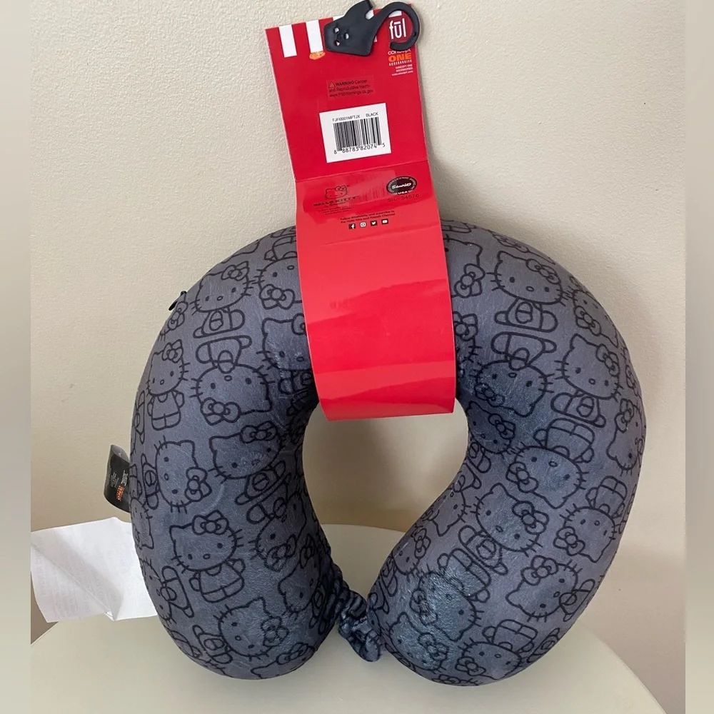 NWT HELLO KITTY Neck Pillow - Picture 2 of 9